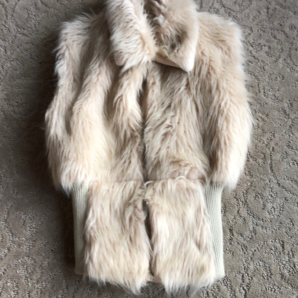 Trendy and Super Stylish Cream Winter Coat Vest